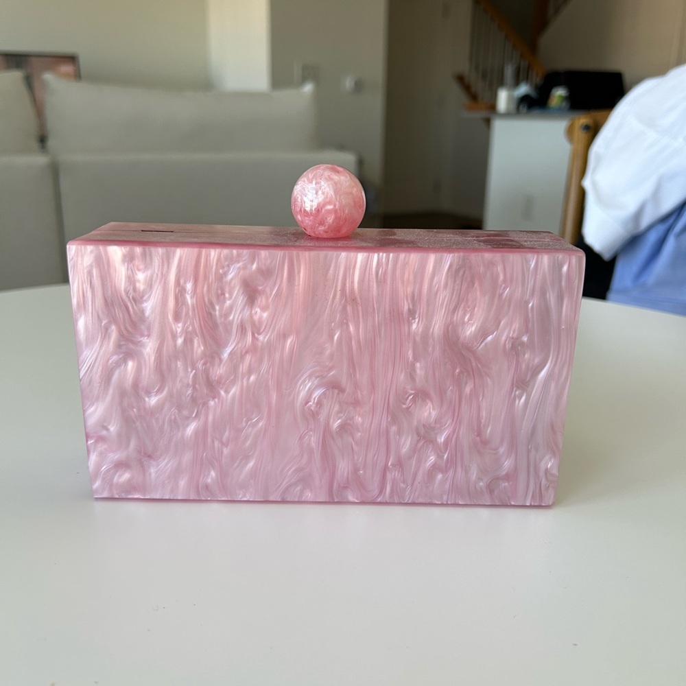 Acrylic clutch purse